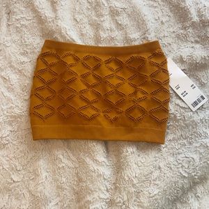 Women’s urban outfitters size small orange mesh like tube top